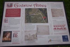 Godstow Abbey Sign Unveiling